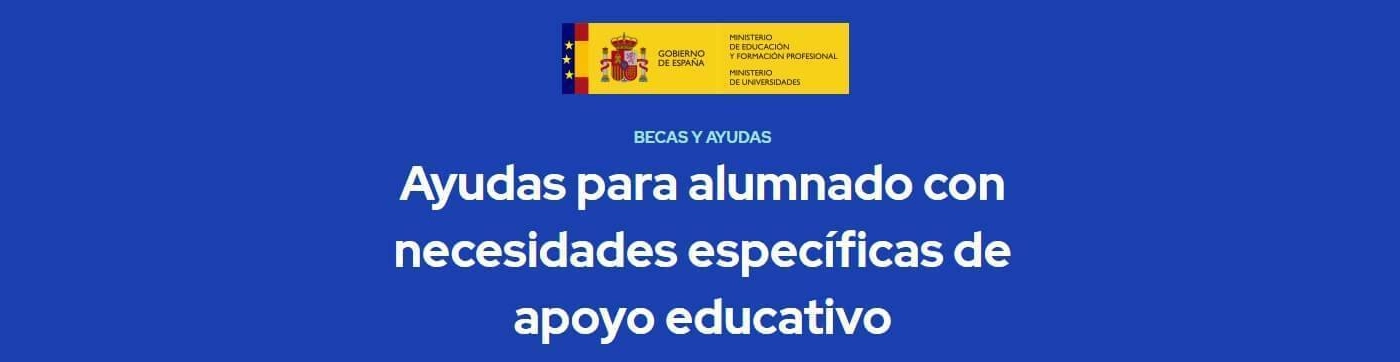 Becas ayudas neae necesidad especifica apoyo educativo