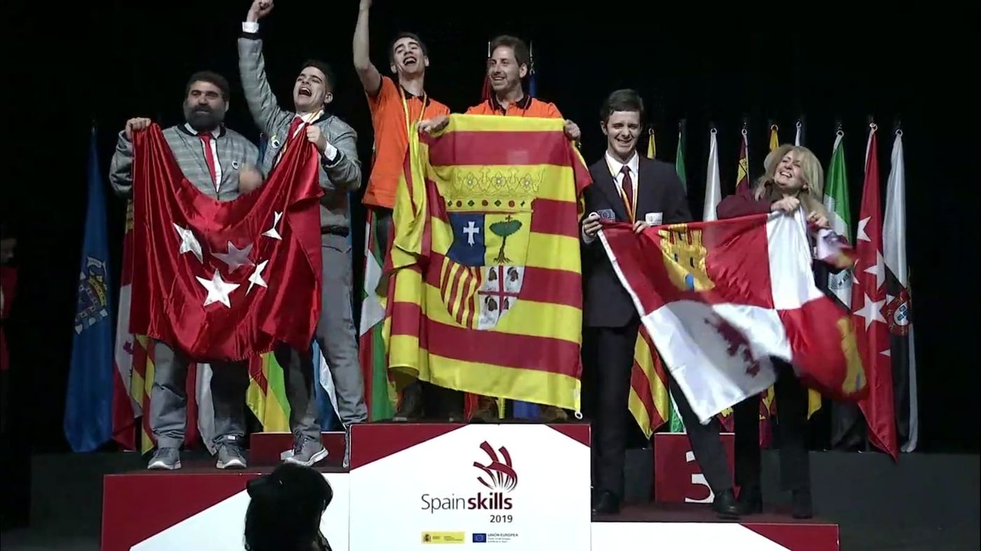 Nuestro alumno de FP, Sergio Mora, ha obtenido medalla de plata en la competición nacional SpainSkills2019