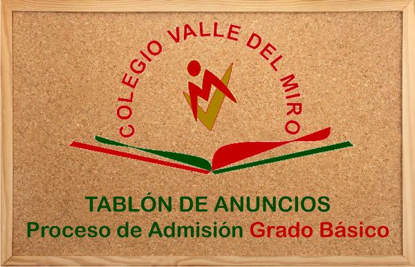 Proceso de Admisión Ciclos formativos de Grado Básico valle del miro valdemoro